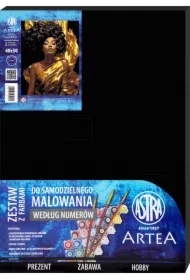 Malowanie po numerach - Królowa w złocie