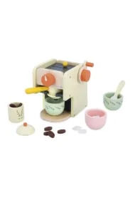 Drewniany ekspres ciśnieniowy do kawy z akcesoriami Shiny Grandma 3+