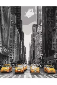 Malowanie po numerach - Taksówka w Nowym Jorku
