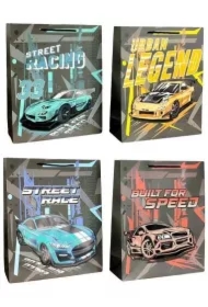 Torebka prezentowa L Pojazdy