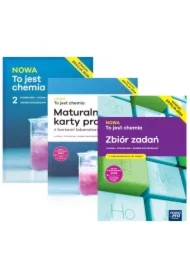 Pakiet NOWA To jest chemia 2. Podręcznik, Maturalne karty pracy i Zbiór zadań. Liceum i technikum. Zakres rozszerzony. Edycja 2024