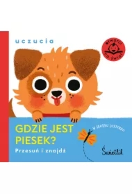 Gdzie jest piesek? Uczucia. Przesuń i znajdź