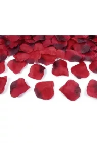 Płatki róż w woreczku czerwone