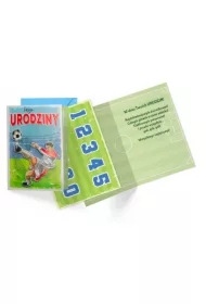 Karnet B6 Urodziny dziecięce (wymienne cyfry)