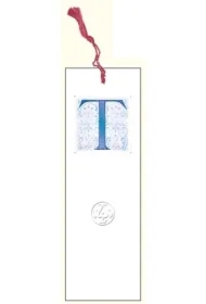 Zakładka do książki z anagramem Litera T