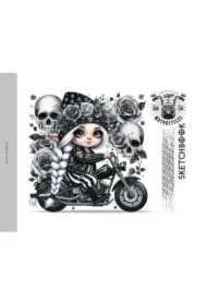 Szkicownik 200x143 24 stron 100g/m2 TW Gnomy