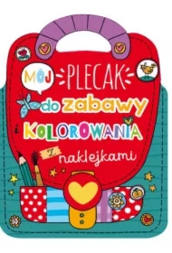Mój plecak do zabawy i kolorowania z naklejkami