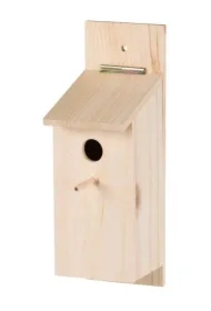 Budka dla ptaków/ sikorek 12 x 26 x 12 cm, drewno