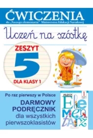 Uczeń na szóstkę. Zeszyt 5 dla klasy 1. Ćwiczenia do Naszego Elementarza
