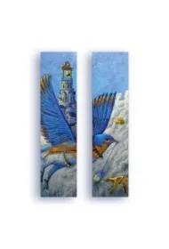 Zakładka kartonowa - Błękitny Dzwonnik