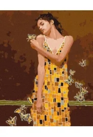 Malowanie po numerach - W objęciach motyli