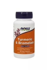 Turmeric & Bromelain - Kurkuma 300 mg + Bromelaina 150 mg Suplement diety