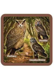 Podkładki pod kubek z sowami, zestaw 2 szt