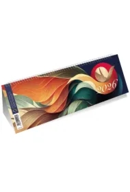 Kalendarz ze spiralką - poziomy 2026