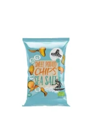 Chipsy z batatów z solą morską