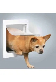 Drzwi wahadłowe dla psów XS-s 19-32mm (białe)