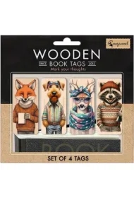 Zakładki drewniane do książki Przyjaciele