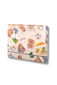 Teczka łamana A4 na gumkę Kapibara Plaża