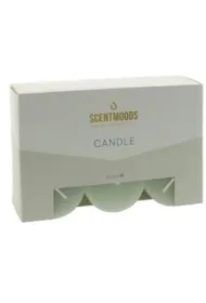 Rustykalna świeca w kolorze Green 5x5cm