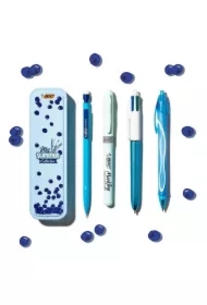 Zestaw niebieski w metalowym pudełku 4 el.