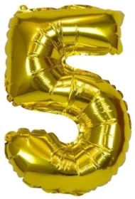 Balon foliowy XXL 5 złoty