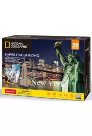 Puzzle 3D 66 el. National Geographic Empire State Building