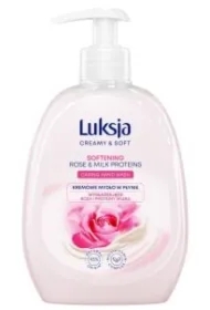 Róża &amp; Proteiny Mleka Wygładzające kremowe mydło w płynie