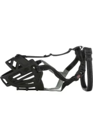Kaganiec Muzzle FLEX, silikonowy, M&ndash;L, czarny