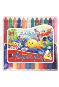 Kredki woskowe wykręcane Tempera Stick