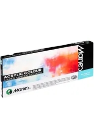 Farby akrylowe 18 kolorów 12ml MARIES