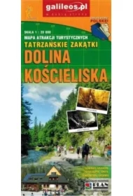 Dolina Kościeliska. Mapa atrakcji w.2024