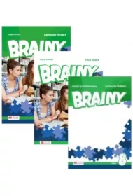 Pakiet: Brainy. Książka ucznia, zeszyt ćwiczeń i zeszyt przedmiotowy do języka angielskiego dla klasy 8 szkoły podstawowej