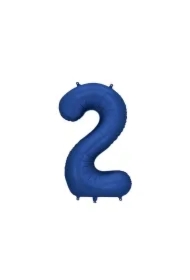 Balon foliowy cyfra 2 86cm granat