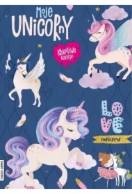 Moje unicorny z brokatem