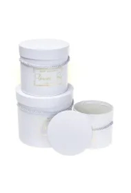 Pudełko Flower Box 3 szt biały