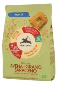 Ciastka owsiano - gryczane z dodatkiem oliwy z oliwek extra virgin (14 %)