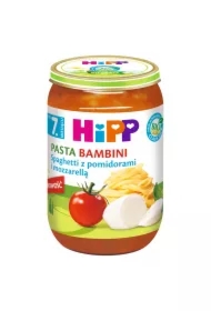 Pasta Bambini Spaghetti z pomidorami i mozzarellą po 7. miesiącu