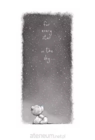 Kartka okolicznościowa Miś pod gwiazdami