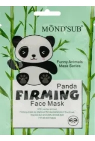 Animals Panda Firming Ujędrniająca maseczka do twarzy w płacie