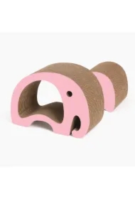 Zoo Scratcher Słoń, drapak, dla kota, kartonowy, 45 x 22, 5 x 32, 5 cm, 2w1