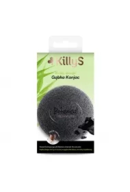 Botanical Inspirations gąbka konjac do mycia twarzy z węglem bambusa do skóry trądzikowej