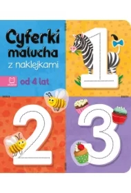 CYFERKI MALUCHA Z NAKLEJKAMI. OD 4 LAT