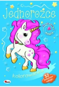 Jednorożce Kolorowanka brokatowa