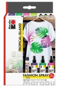 Farby do tkanin w spreju Tropical Island 4el