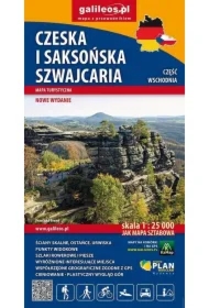 Mapa turystyczna - Czeska i Saksońska Szwajacaria