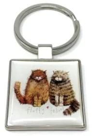 Brelok do kluczy K27 Puszyste koty