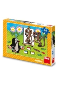 Puzzle 24 el. Krecik maluje portret