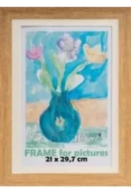 Ramka drewniana Paint czarna 25,5x34x5cm