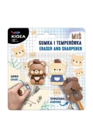 Gumka i temperówka Miś