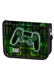 Piórnik dwuklapkowy bez wyposażenia Neon Pad